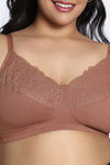 Zivame True Curv Beautilful Basics Double Layered Non Wired Full Coverage Super Support Bra - Argan Oil — thumbnail 4